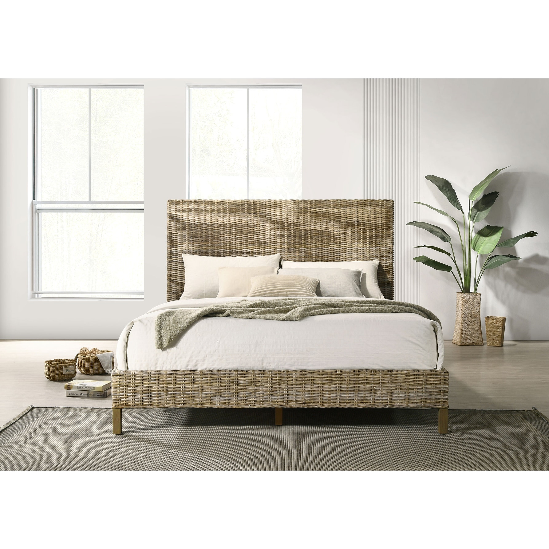 Bed bath and hot sale beyond rattan