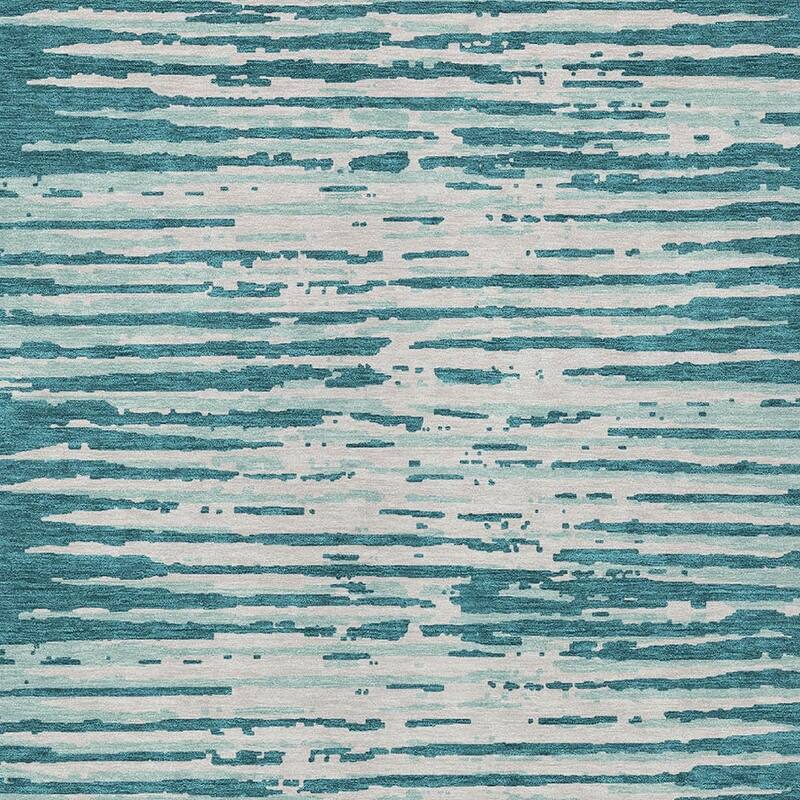 HomeRoots Striped Transitional Rectangle Outdoor Rug