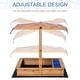 preview thumbnail 6 of 5, Kids Wooden Sandbox - Multi