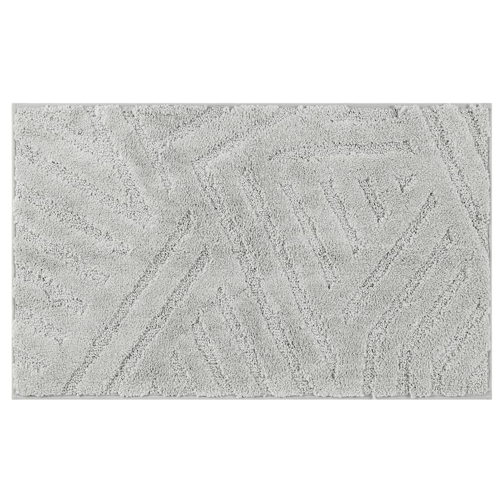Bathroom Rugs Non Slip Bath Mat Geometric Luxury Soft Microfiber Mat Washable Carpet for Bathroom