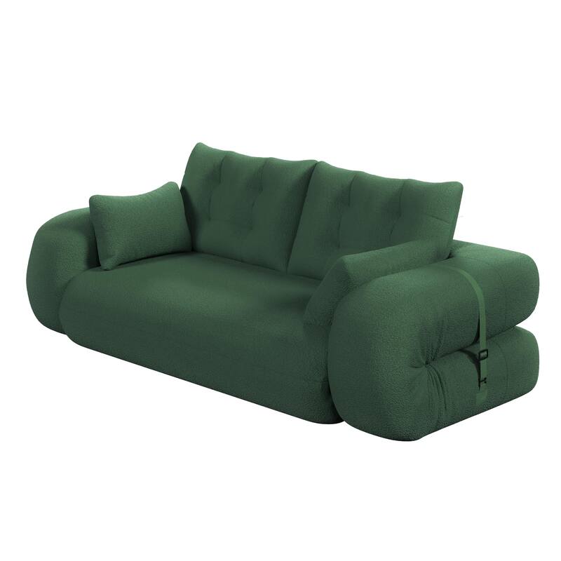 78.7″ Teddy 3-Seater Modular Sleeper Sofa with Convertible Lounge Design