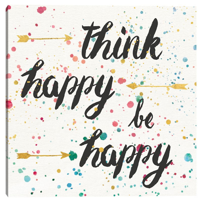 Think Happy II Canvas Art Print