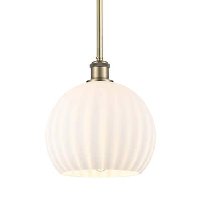 Innovations Lighting 516-1S-12-10 White Venetian Pendant White