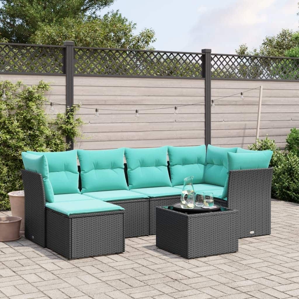 Modular Garden Sofa Set with Cushions