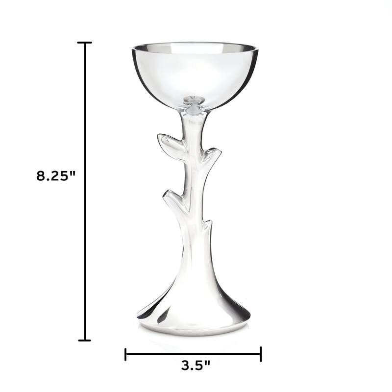 Nambe Tree of Life Kiddush Cup - 5.5" x 18" x 4.5"