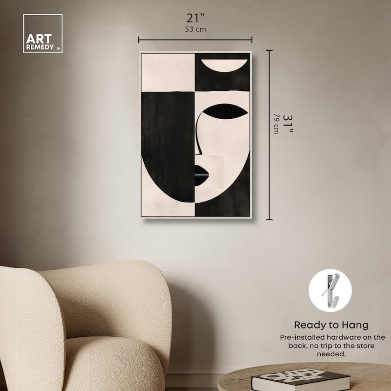 Divided Self II Canvas by Art Remedy