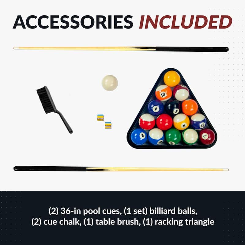 Hathaway Breakout 40-in Tabletop Billiards Pool Game