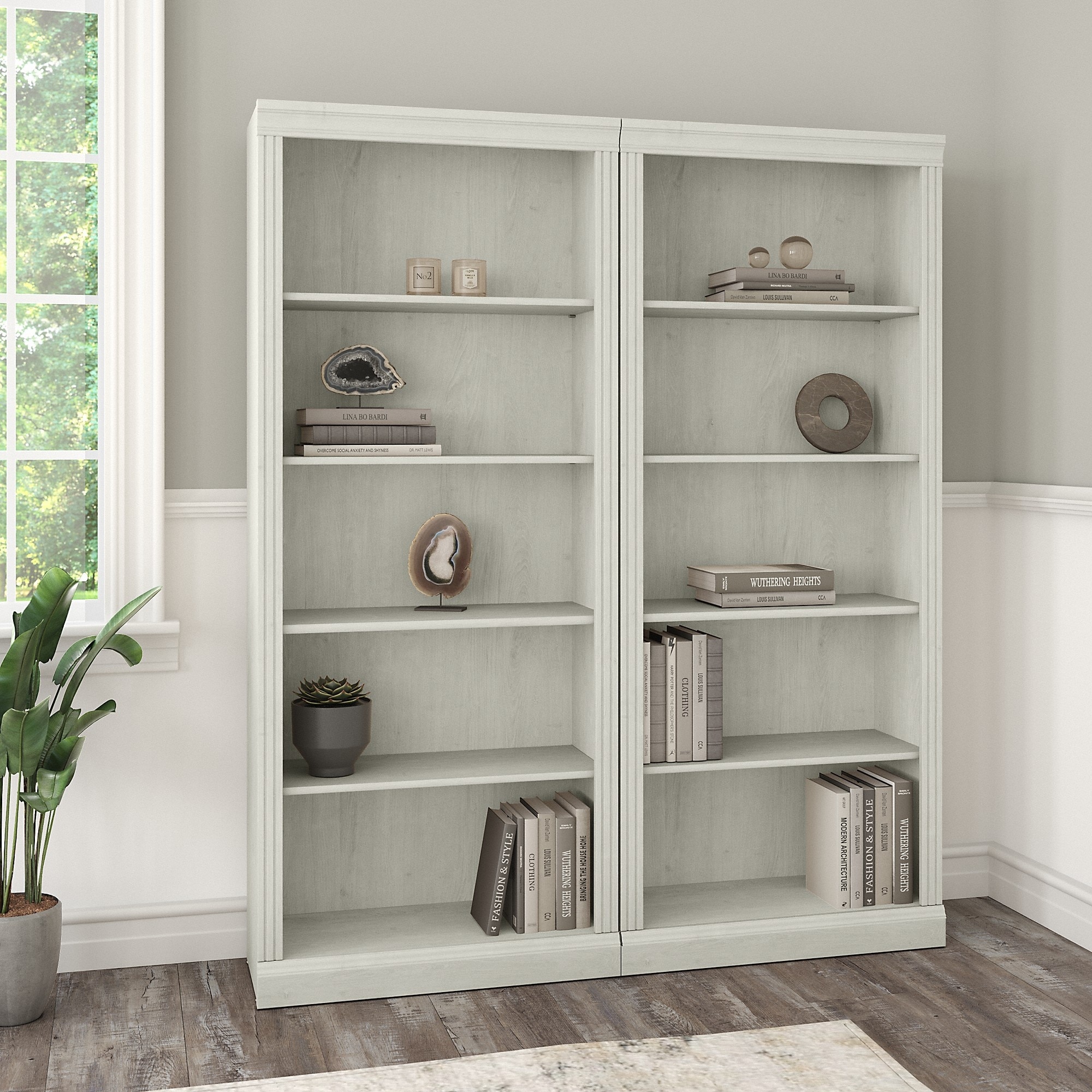 https://ak1.ostkcdn.com/images/products/is/images/direct/f2e82999f3b3d4aace013cefe6a7b3d7bb308b71/Saratoga-Tall-5-Shelf-Bookcase---Set-of-2-by-Bush-Furniture.jpg