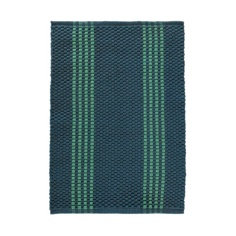 Villa by Classic Home Sorrento Handwoven Performance Stripe Fabric Rug