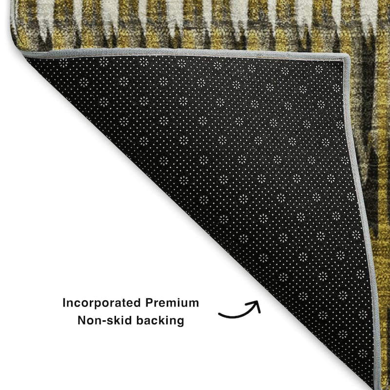 Premium Washable Super Soft Modern Stripe Mayfield Rug