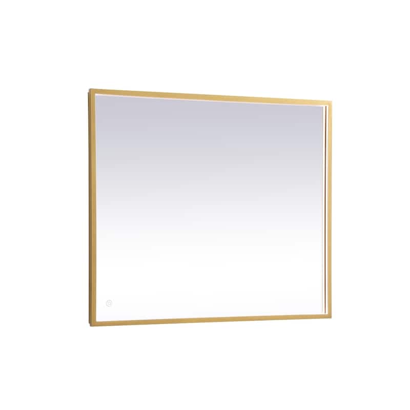 Indigo Home 30x36 inch LED mirror with adjustable color temperature