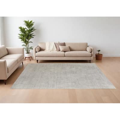HomeRootsAbstract Casual Rectangle Area Rug - 180' X '144' X '0.39