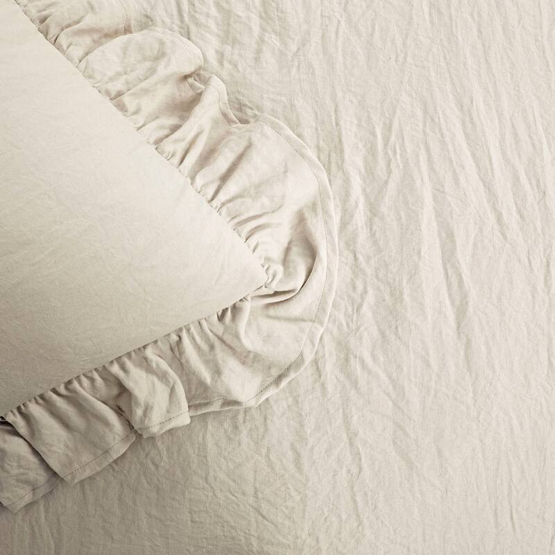 Lush Decor Reyna Ruffled Shabby-chic Comforter Set