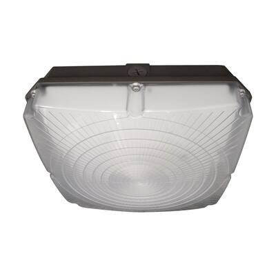 LED Canopy Light - 40W - 5000K - Bronze Finish - 120-277V