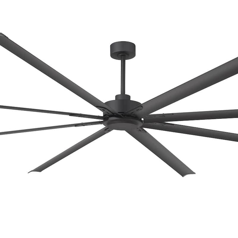 120" Indsutrial Extra Larger HVLS Commercial Ceiling Fan with Remote and Aluminum Blades