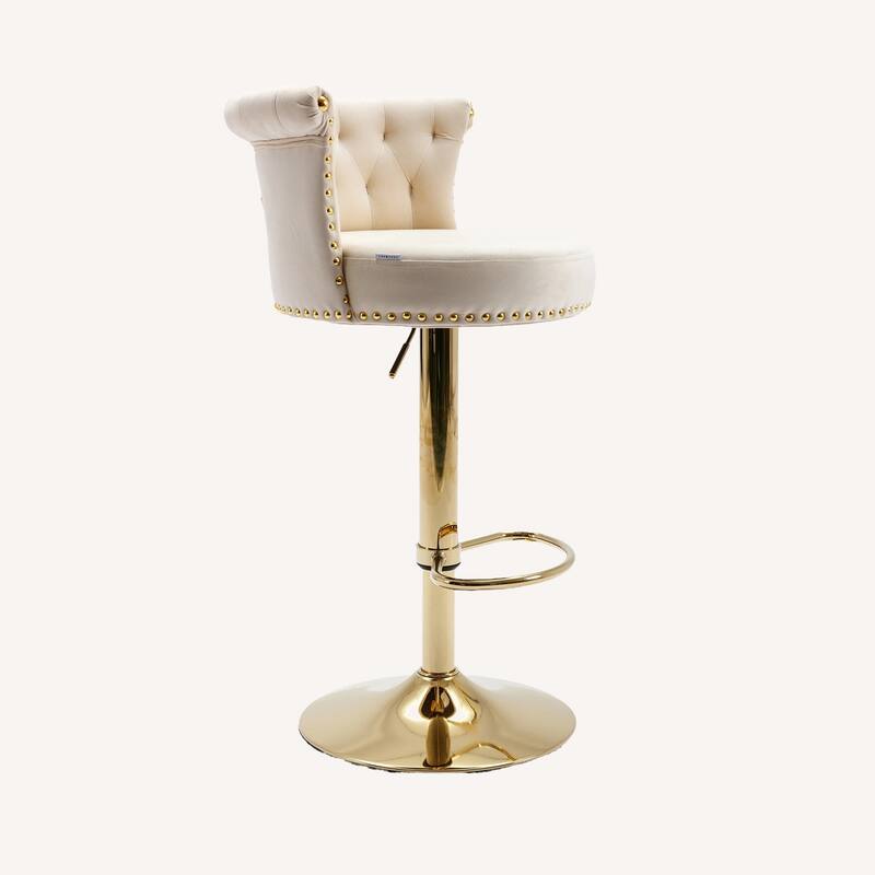 Set of 2 Adjustable Counter Height Chairs