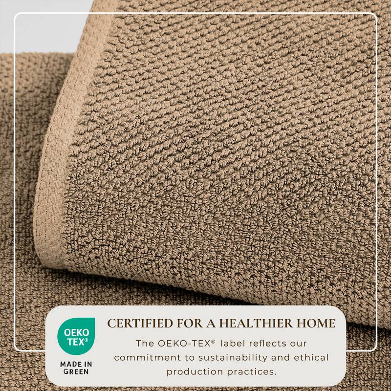 Linery & Co. Luxury Cotton Textured Bath Towel