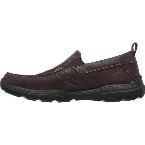 skechers harper forde dark brown