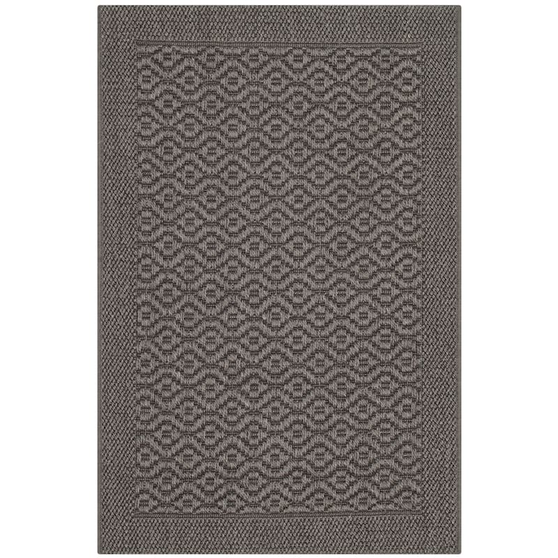 SAFAVIEH, Palm Beach Clevie Modern Sisal Rug - 2' x 3' - Ash