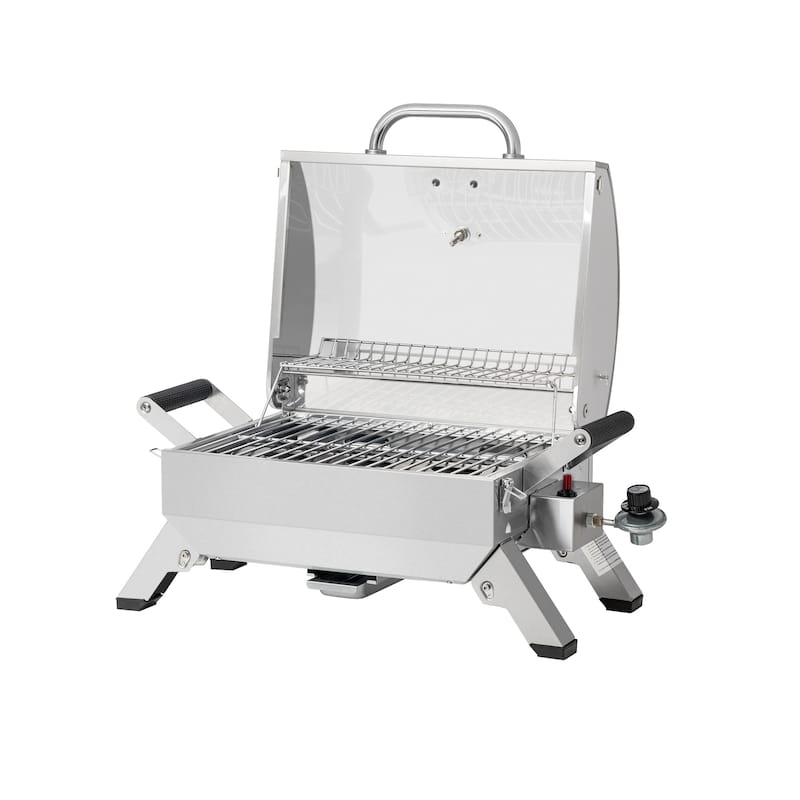 Royal Gourmet GT2001 Stainless Steel Portable Grill, Silver - Silver - Propane Gas