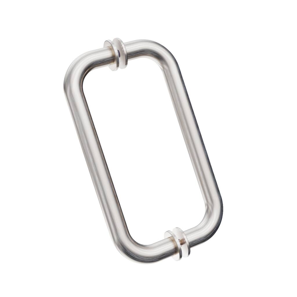 Elegant Back to Back Stainless Steel Shower Glass Door Pull Handle