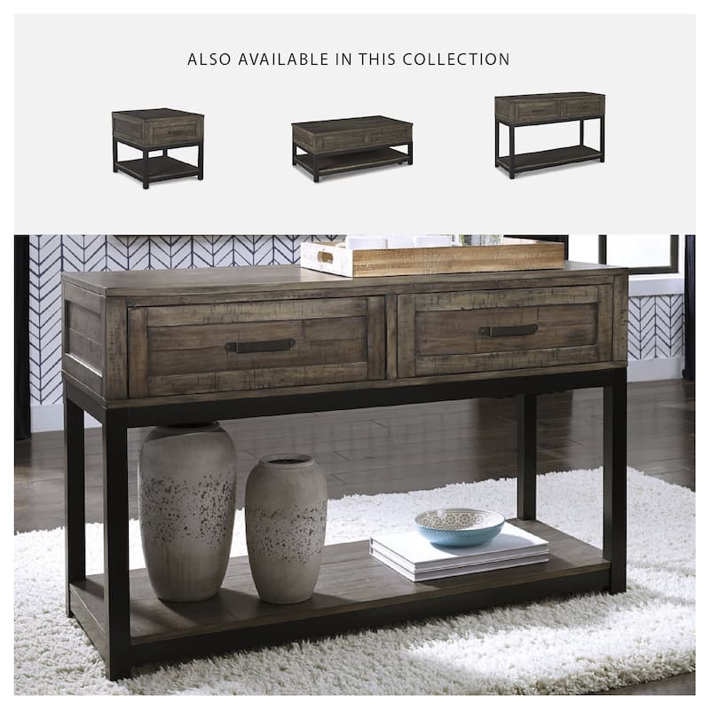Signature Design by Ashley Denisenko Casual Sofa Table Grayish Brown