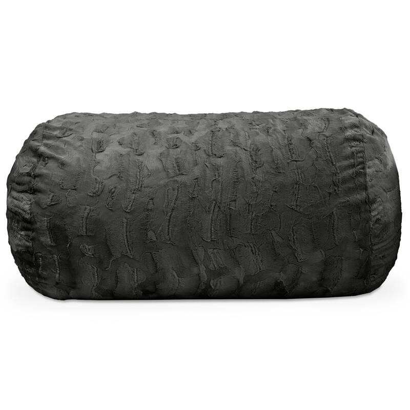 Jaxx 4 Foot Saxx Bean Bag Sofa for Kids, Teens and Young Adults - Faux Fur