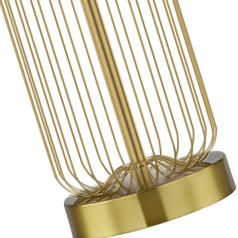 28.57" Metal line Table Lamp Set (Set of 2)