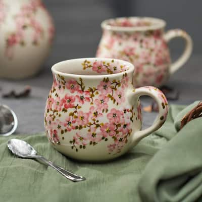 Blue Rose Polish Pottery 118 Millena Bubble Mug
