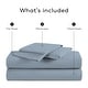 preview thumbnail 25 of 35, Color Sense 1200TC Premium Cotton-Blend Wrinkle-Resistant Sheet Set