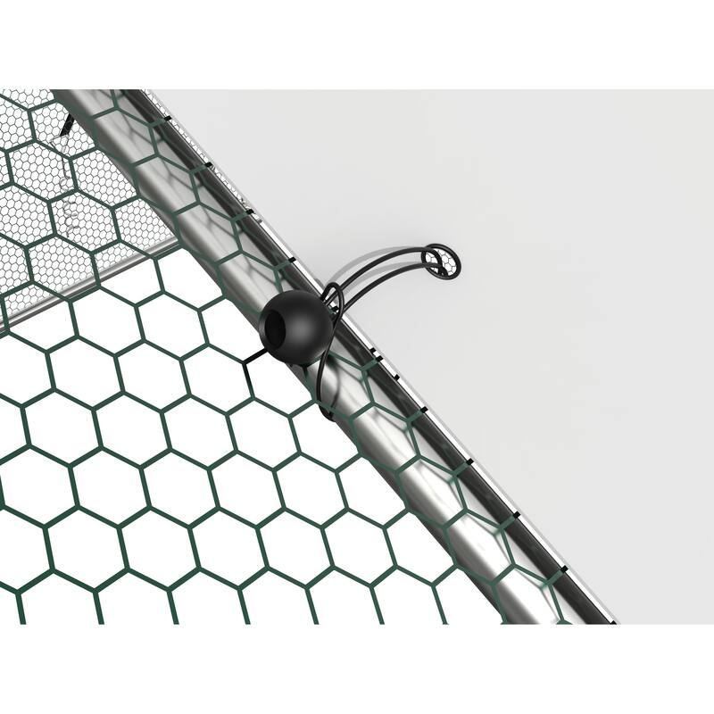 Durable Chicken Coop,Easy To Assemble - Outdoor Safe - Silver