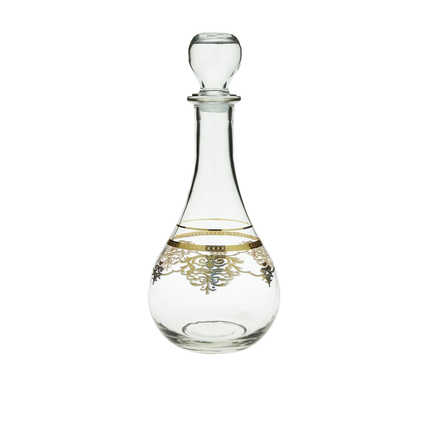 Decanter with Rich Gold Design