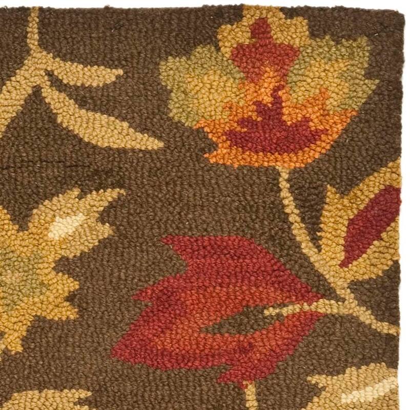 SAFAVIEH Handmade Blossom Chrissie Modern Floral Wool Rug