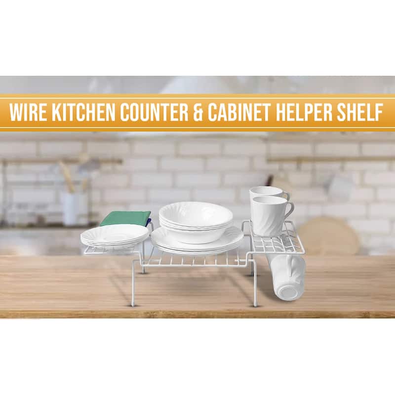 Ybm Home Wire Kitchen Counter and Cabinet Helper Shelf