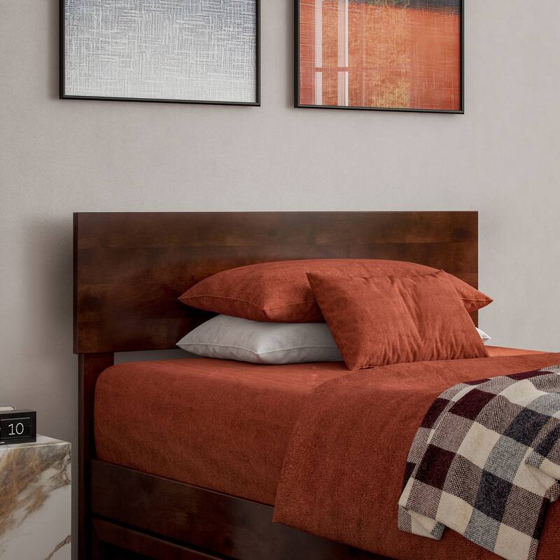 Wesley Platform Bed with Panel Footboard and Storage Drawers