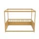 preview thumbnail 11 of 11, Full Canopy Floor Bed with 21.45" Rails, Curtain Ready