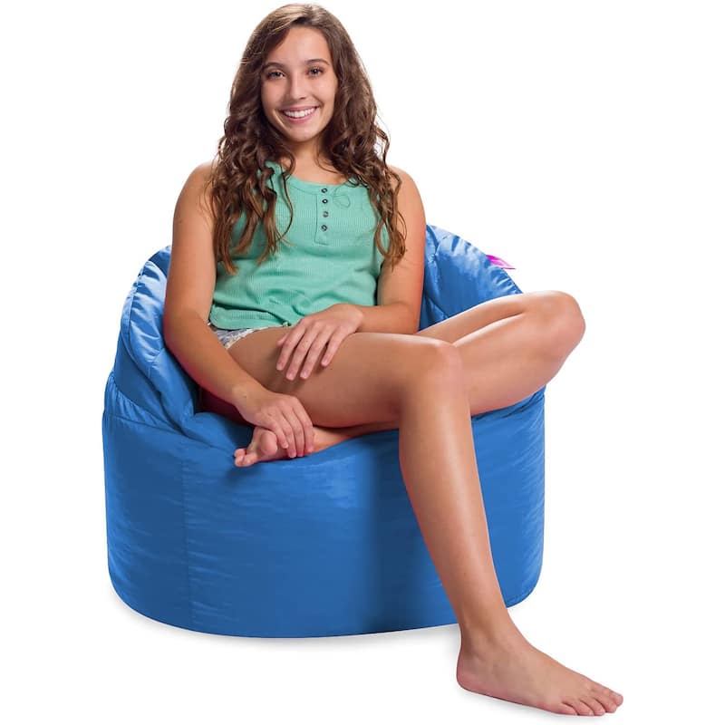 Bean Bag Chair for Kids, Teens and Adults, Comfy Chairs for your Room - Sonoma Lounger - Royal Blue