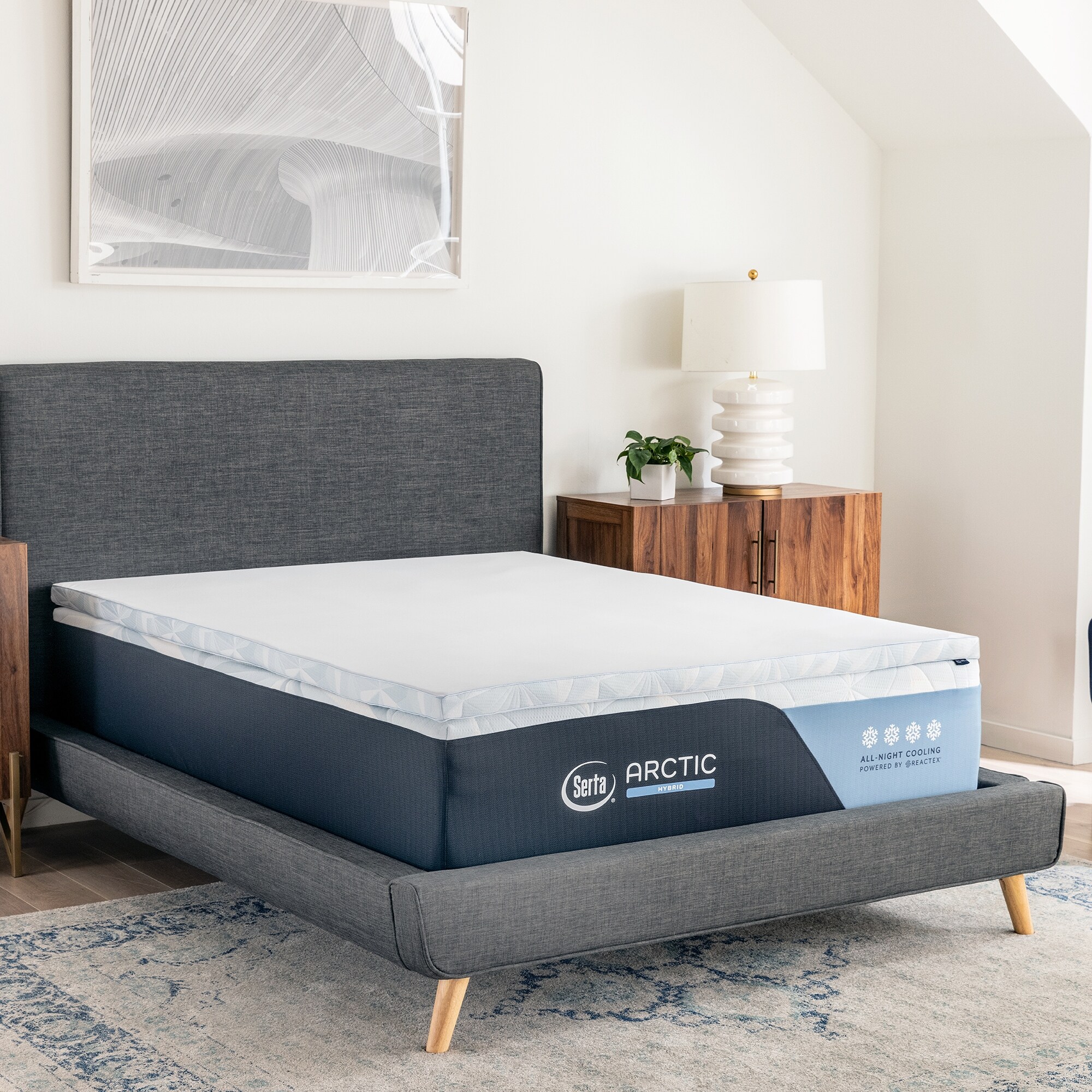 Serta Arctic 30x Cooling 2-Inch Memory Foam Mattress Topper