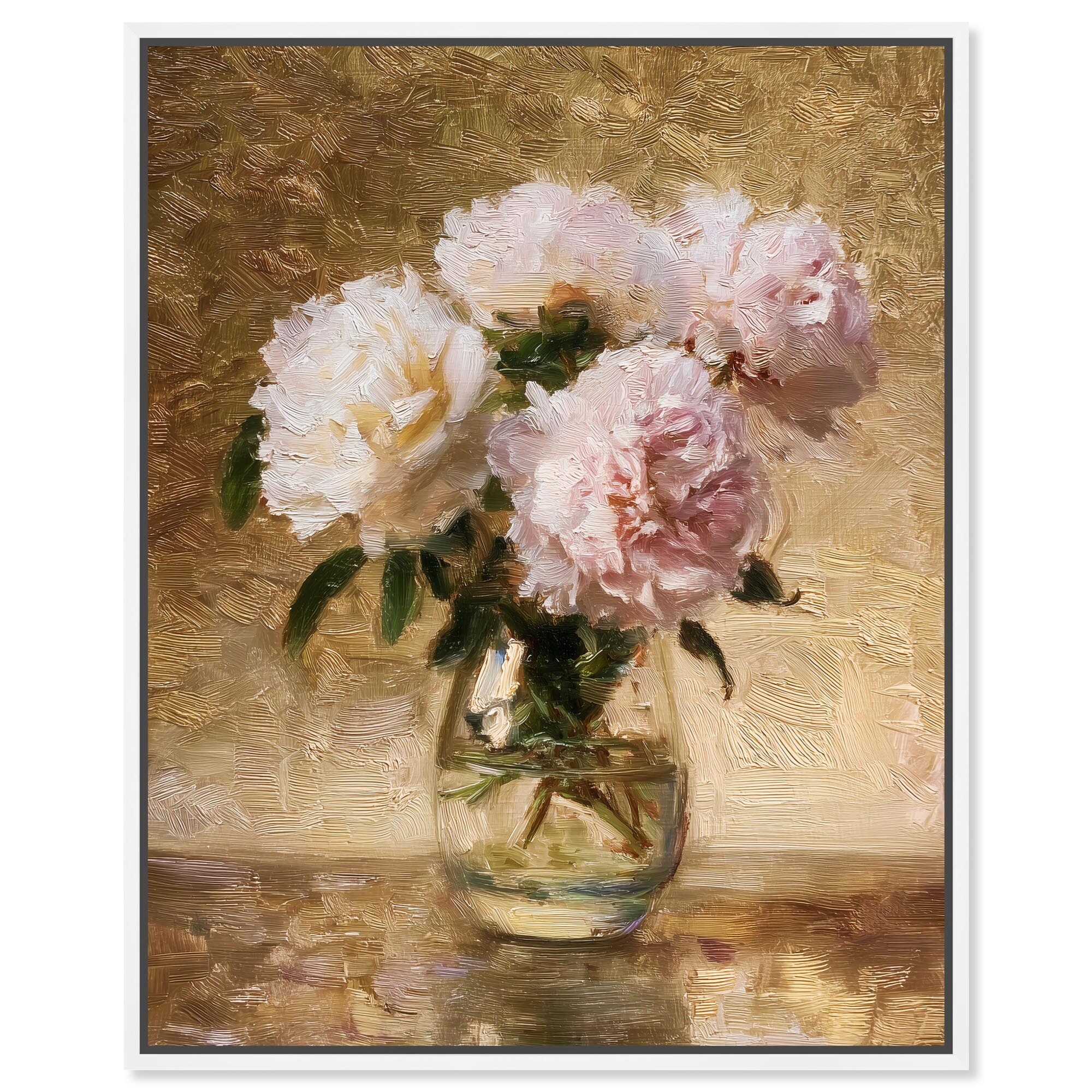 Rose of Grace Fashion Decor Framed Canvas Print by Art Remedy