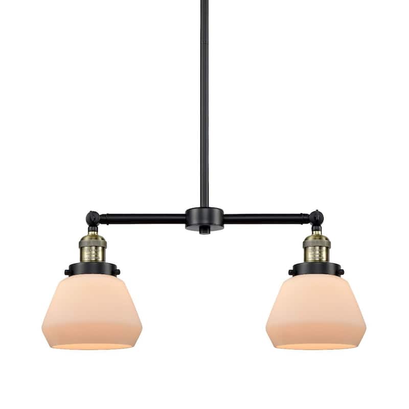 Innovations Lighting Fulton 2 Light 21" Wide Linear Chandelier