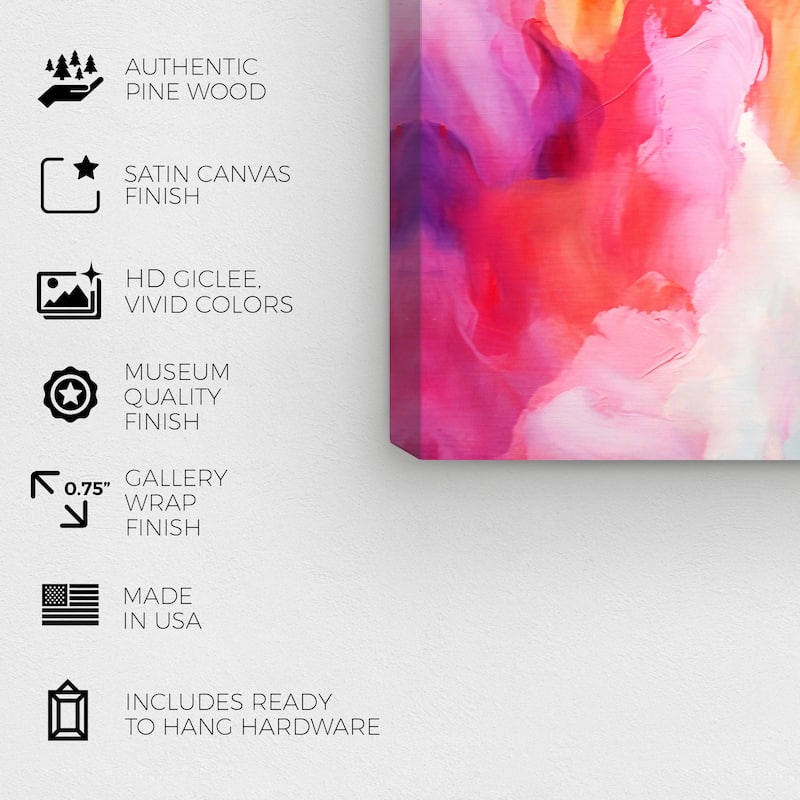Wynwood Studio Canvas Music and Dance Retro Musical Colors Blue and Modern & Contemporary Wall Art Canvas Print