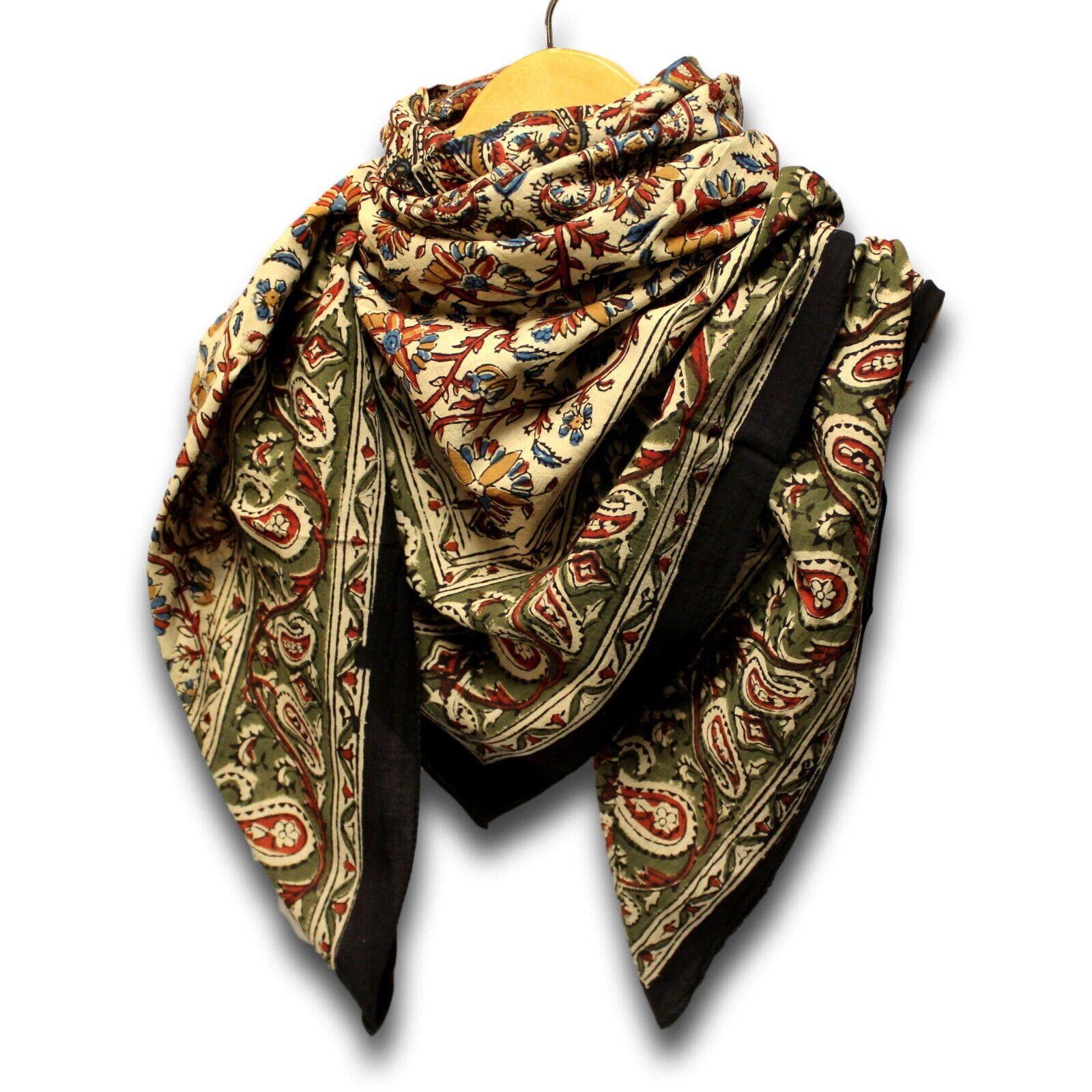 green summer scarf