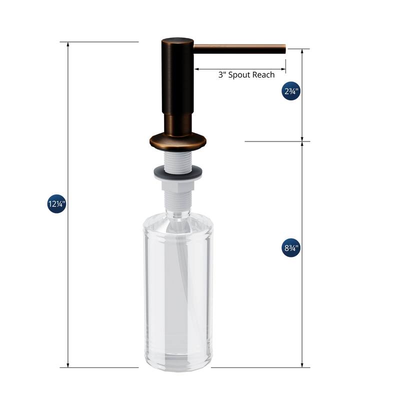 Karran SD35 Kitchen Soap/Lotion Dispenser