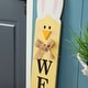 preview thumbnail 16 of 21, Glitzhome 42"H Wooden Welcome Easter Porch Sign with Bunny Ears Wall Decor Indoor Outdoor