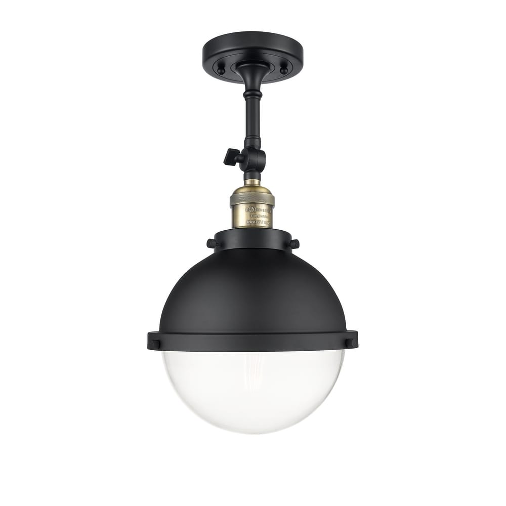 Innovations Lighting Franklin Restoration Hampden - 1 Light 9" Semi-Flush Mount