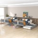 preview thumbnail 16 of 35, Full over Full Bunk Bed with Twin Size Trundle and Ladder