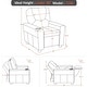 preview thumbnail 45 of 43, Mcombo Kids Recliner Chair Armrest Sofa for Toddlers Faux Leather