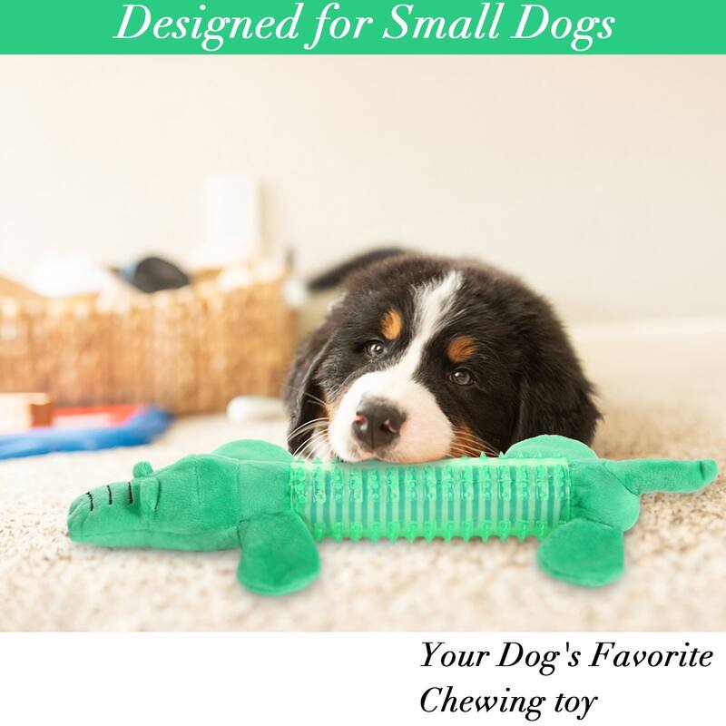 Best Pet Supplies Dog Toy with Crinkle and Squeaky Enrichment for Small and Medium Breed Puppies or Dogs, Cute and Plush
