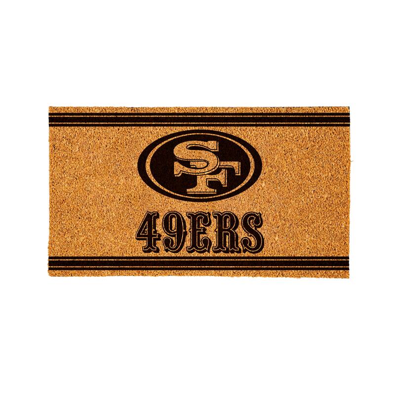 28 in. x 16 in. San Francisco 49ers, Coir Mat