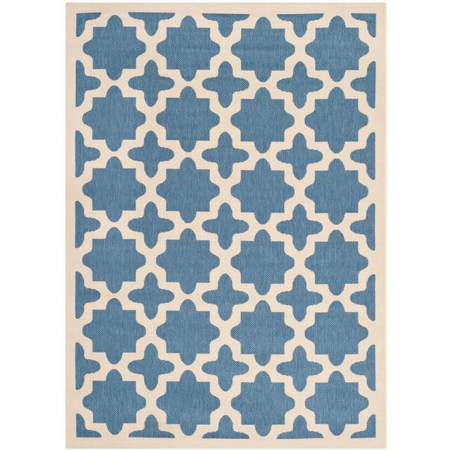 SAFAVIEH Courtyard Dorthey Indoor/ Outdoor Patio Backyard Rug